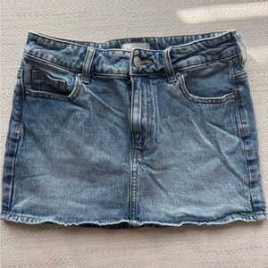 PacSun Blue Denim Mini Skirt